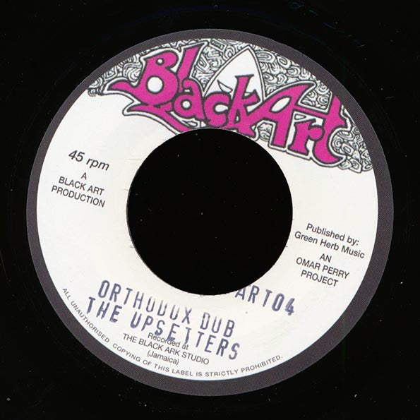 The Mystic - Forward With Jah Orthodox  /  The Upsetters - Orthodox Dub (7")