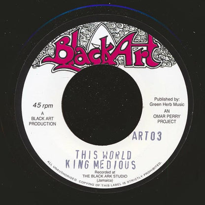 Jr. Byles - Fever  /  King Medious - This World (rhythm: "Jr. Byles - Fever") (7")