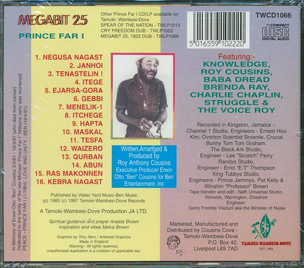 Prince Far I - Megabit 25 Dub (CD)