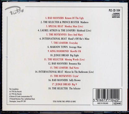 Prince Buster, The Selecter, Bad Manners, Judge Dread, Etc. - Ska Crazy: Return Of The Ugly (CD)