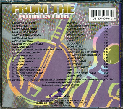 Jacob Miller, THe Heptones, U Roy, Horace Andy, Etc. - From The Foundation (CD)