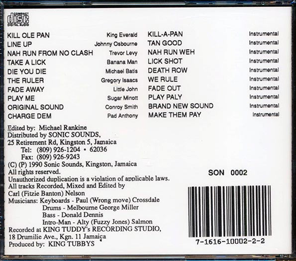 King Tubby, Johnny Osbourne, Conroy Smith, Fuzzy Jones, Etc. - Soundclash Dub Plate Style Volume 1 (Vocals) + Volume 2 (Dubs) (CD)
