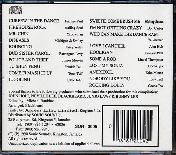 Barrington Levy, Don Carlos, Tony Tuff, Wailing Souls, Little John, Etc. - Volcano 20 Super Hits (CD)