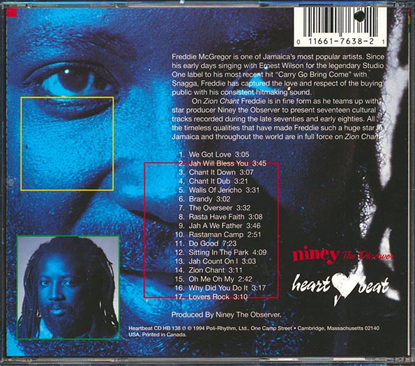 Freddie McGregor - Zion Chant (Showcase + Mr. McGregor) (2 albums on 1 CD) (CD)