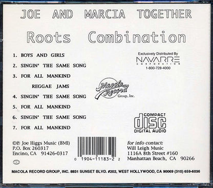 Joe Higgs, Marcia Higgs - Roots Combination: Joe & Marcia Together (CD)
