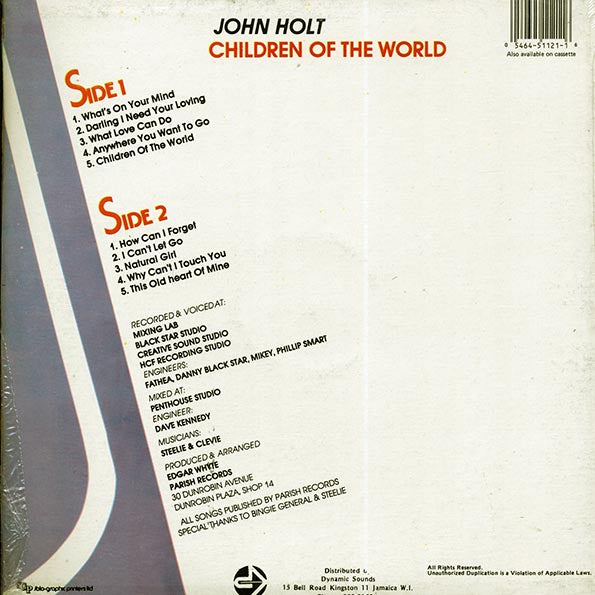 John Holt - Children Of The World (LP)