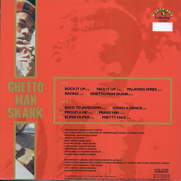 Toyan - Ghetto Man Skank (LP)