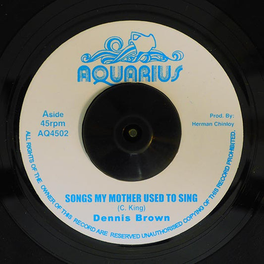 Dennis Brown - Songs My Mother Used To Sing  /  U Roy - Linger You Linger (7")