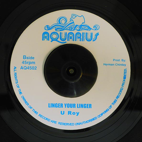 Dennis Brown - Songs My Mother Used To Sing  /  U Roy - Linger You Linger (7")