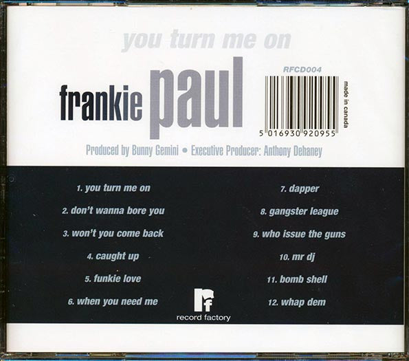 Frankie Paul - You Turn Me On (CD)