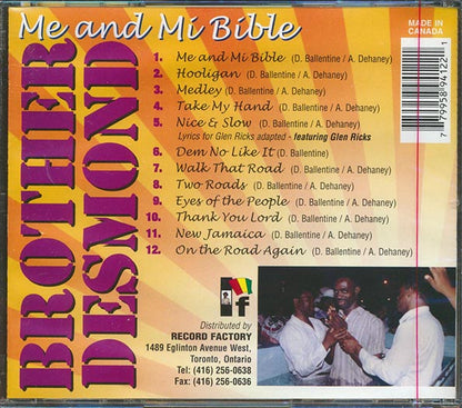 Ninjaman - Me & Mi Bible: Brother Desmond (CD)