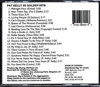 Pat Kelly - 20 Golden Hits (CD)