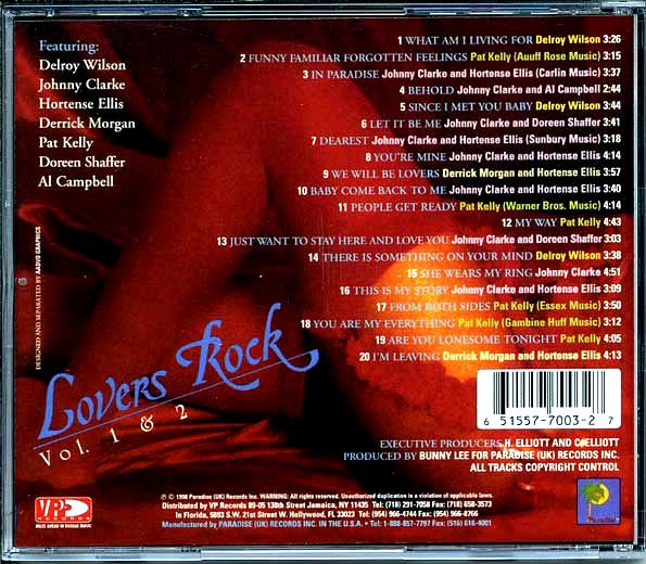 Johnny Clarke, Delroy Wilson, Al Campbell, Etc. - Lovers Rock Volumes 1 & 2 (CD)