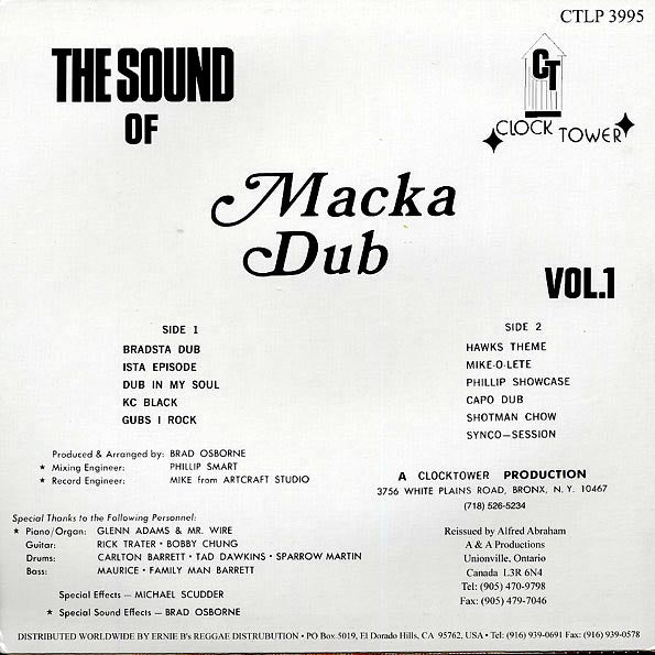 Aston Familyman Barrett, Carlton Barrett, Etc. - Macka Dub (LP) - PureSound Records