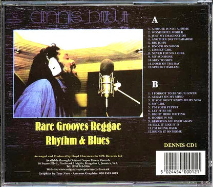 Dennis Brown - Rare Grooves Reggae Rhythm & Blues Parts 1 & 2 (24 tracks) (CD)