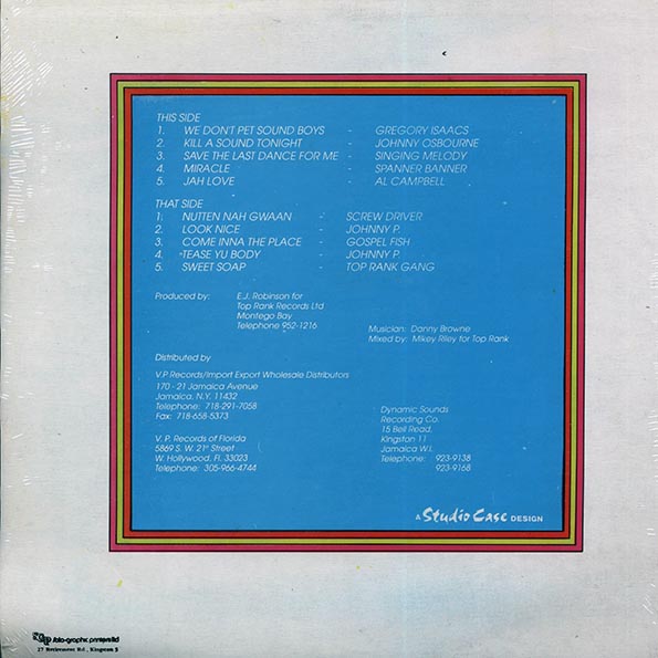 Johnny Osbourne, Gregory Isaacs, Al Campbell, Etc. - Reggae Soap (Jamaica press) (LP) - PureSound Records