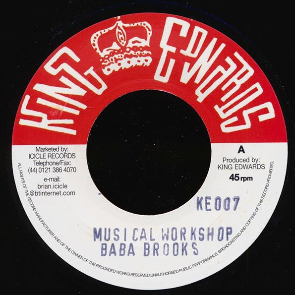 Baba Brooks - Musical Workshop  /  Bobby Aitken - Jericho (7")