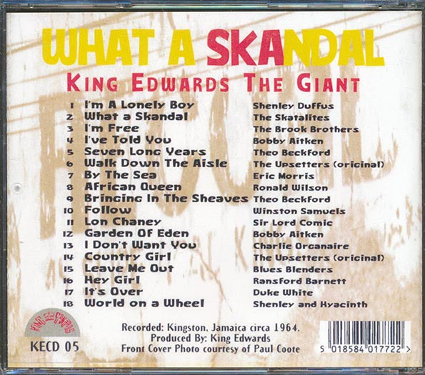 Skatalites, Theo Beckford, Eric Morris, Etc. - What A Skandal: King Edwards The Giant (CD)