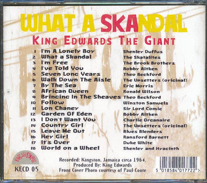 Skatalites, Theo Beckford, Eric Morris, Etc. - What A Skandal: King Edwards The Giant (CD)
