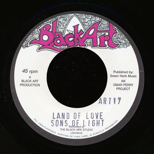 Sons Of Light - Land Of Love  /  The Upsetters - Land Of Dub (7")