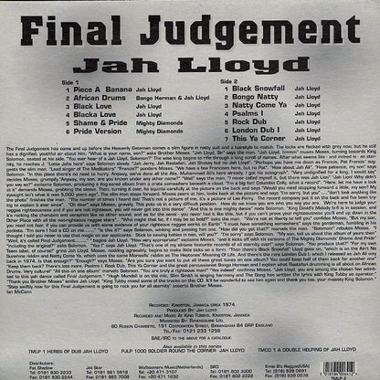 Jah Lloyd - Final Judgement (LP) - PureSound Records