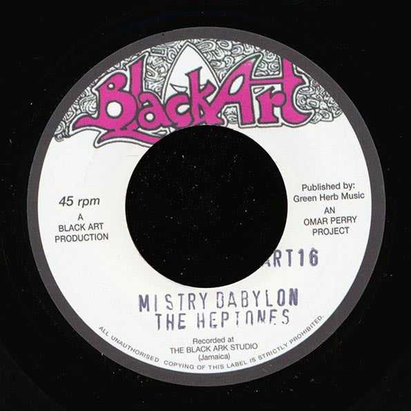 The Heptones - Mistry Babylon  /  The Upsetters - Mistry Dub (7")
