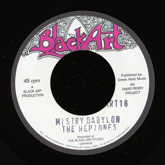 The Heptones - Mistry Babylon  /  The Upsetters - Mistry Dub (7")