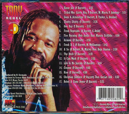 Tony Rebel - Collector's Series Volume 1 (CD)