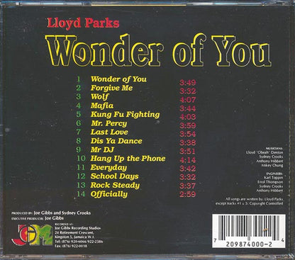 Lloyd Parks - Wonder of You (CD)