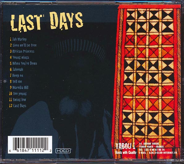 The Abyssinians - Last Days (CD)