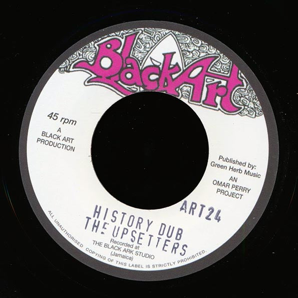 Carlton Jackson - History  /  The Upsetters - Old Dub (7")