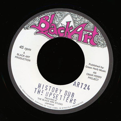 Carlton Jackson - History  /  The Upsetters - Old Dub (7")