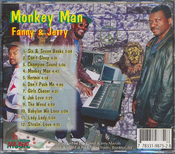 Fanny & Jerry Maytals - Monkey Man (CD)