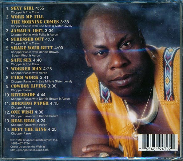 Chopper Ranks - Wise & Bold (CD)