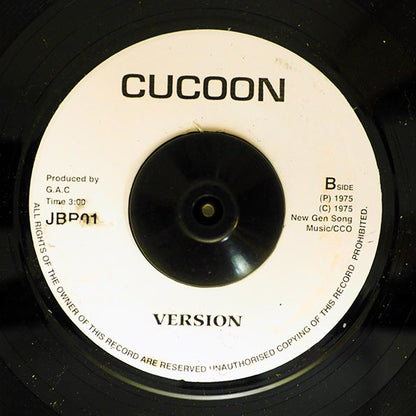 Jackie Bernard - Roots Music  /  Version (7")