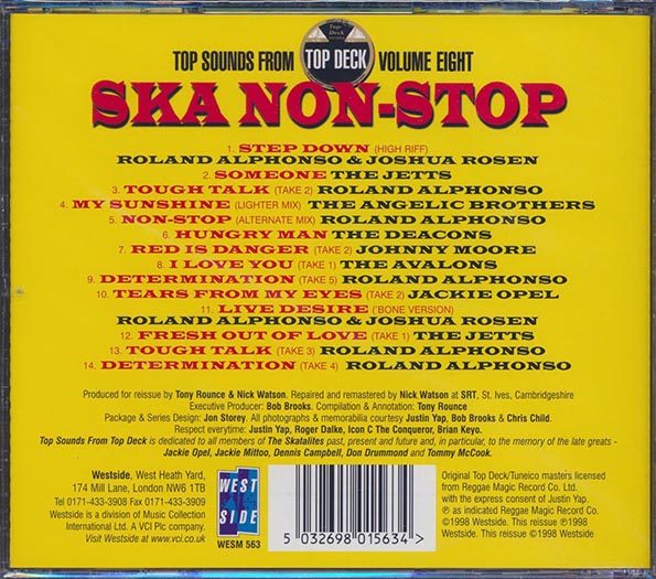 Various - Ska Non Stop: Top Sounds From Top Deck #8 (CD)