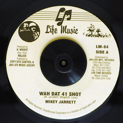 Mikey Jarrett - Wah Dat 41 Shot (7")