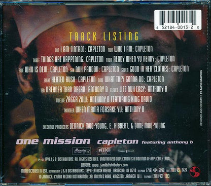 Capleton, Anthony B - One Mission (CD)