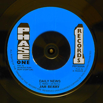 Jah Berry - Daily News  /  Version (7")