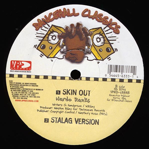 Tenor Saw - Ring The Alarm  /  Nardo Ranks - Skin Out; Stalag Version (12")