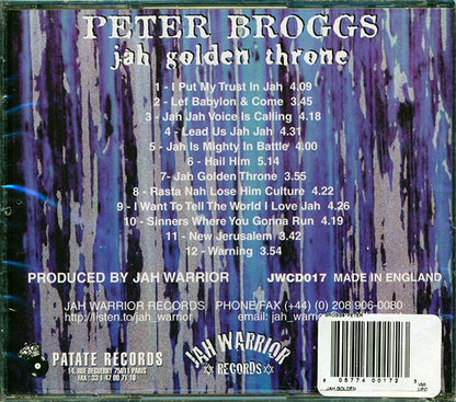 Peter Broggs - Jah Golden Throne (CD)