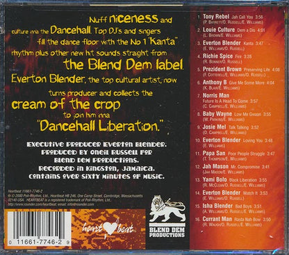 Richie Spice, Jah Mason, Tony Rebel, Everton Blender, Etc. - Dancehall Liberation (CD)