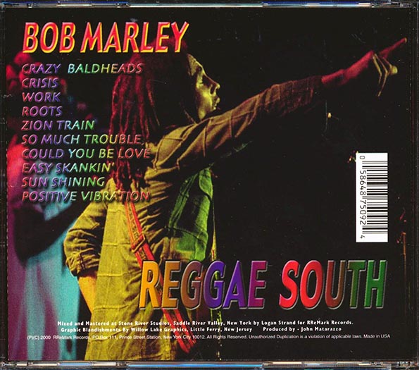 Bob Marley - Reggae South: The Criterion Sessions (CD)