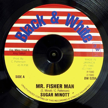 Sugar Minott - Mr. Fisher Man  /  King Tubby - Deep Sea Dub (7")