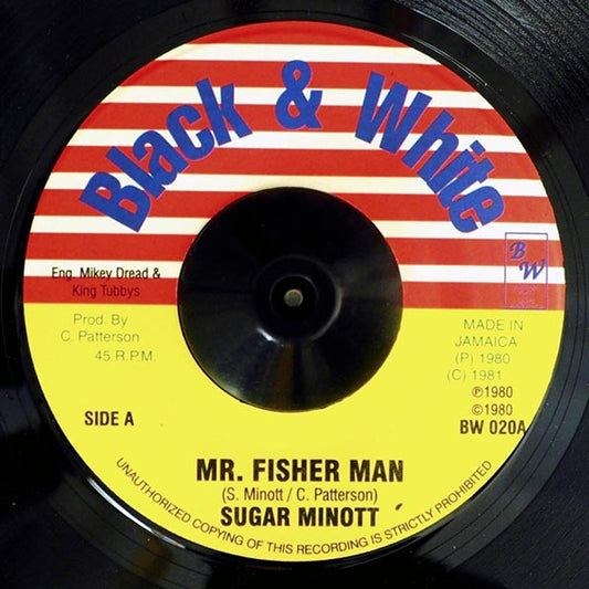 Sugar Minott - Mr. Fisher Man  /  King Tubby - Deep Sea Dub (7")