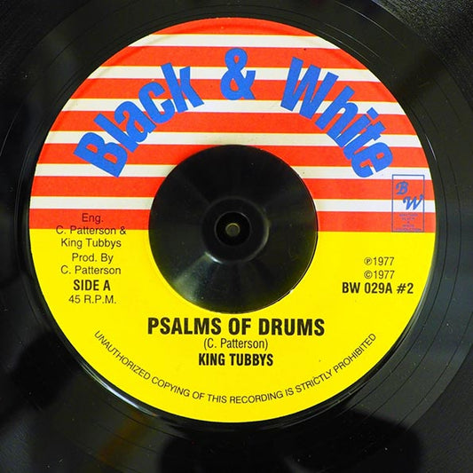 King Tubby - Psalms Of Drums  /  Disc Jockey Skank (7")