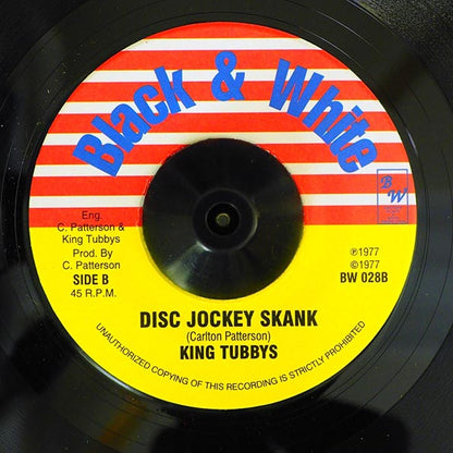 King Tubby - Psalms Of Drums  /  Disc Jockey Skank (7")