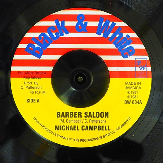 Mikey Dread - Barber Saloon  /  King Tubby - Lagga The Barber (7")