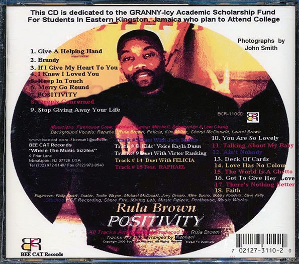 Rula Brown - Positivity (CD)