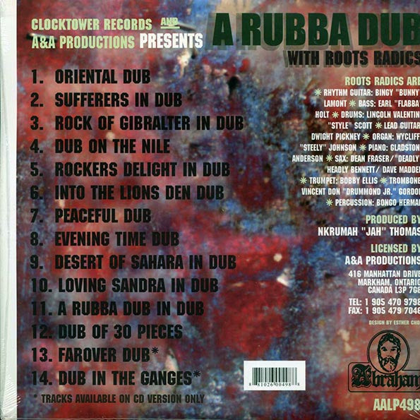 The Roots Radics - A Rubba Dub (LP)
